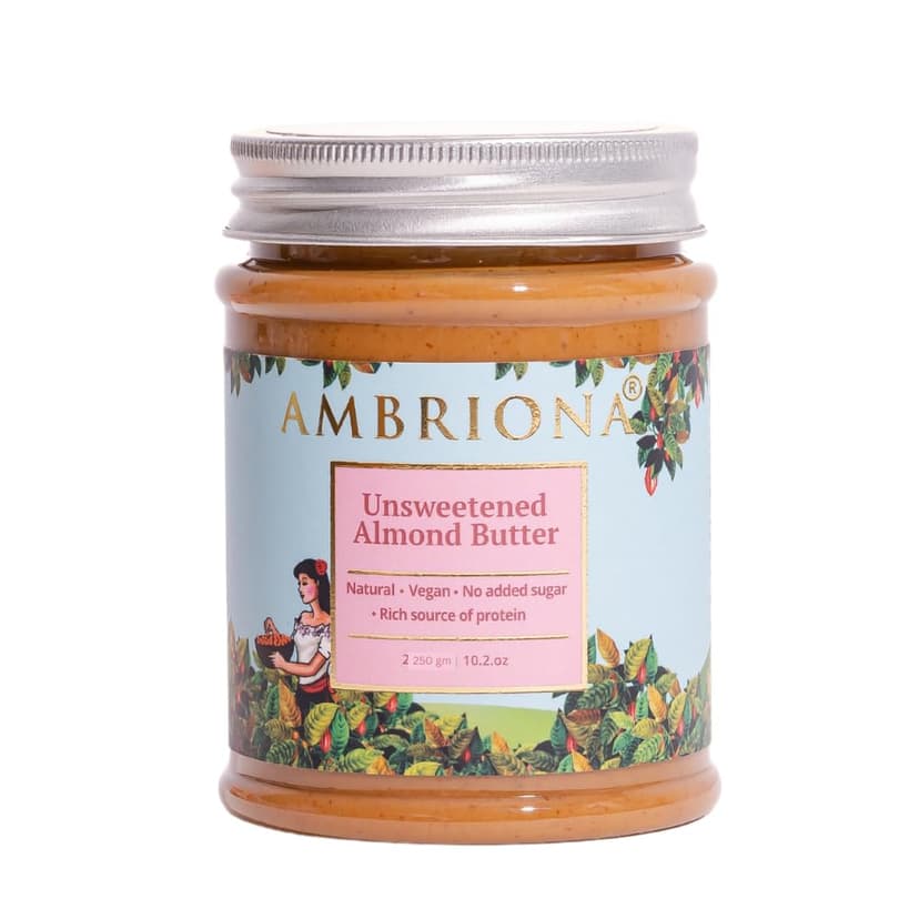 Ambriona Unsweetened Creamy Almond Butter