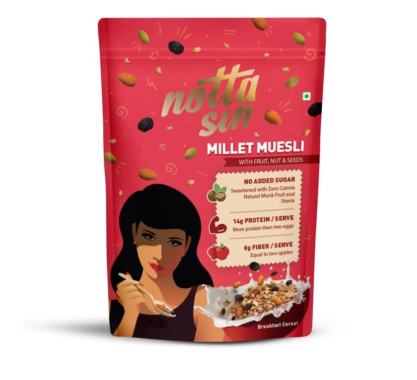 Notta Sin Millet Muesli with Fruits, Nuts & Seeds