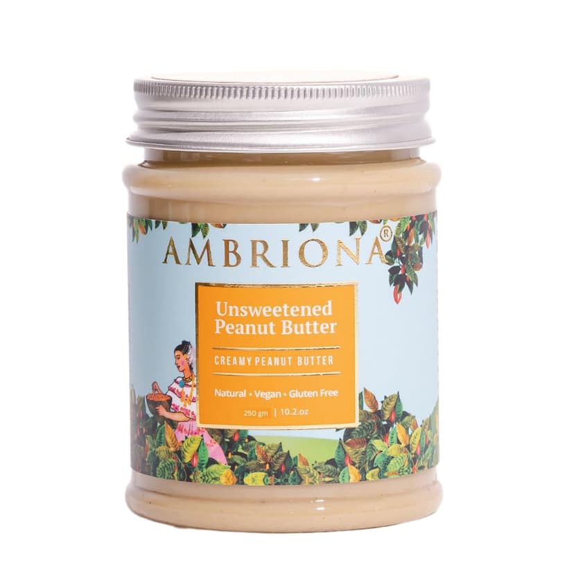 Ambriona Unsweetened Peanut Butter 250g