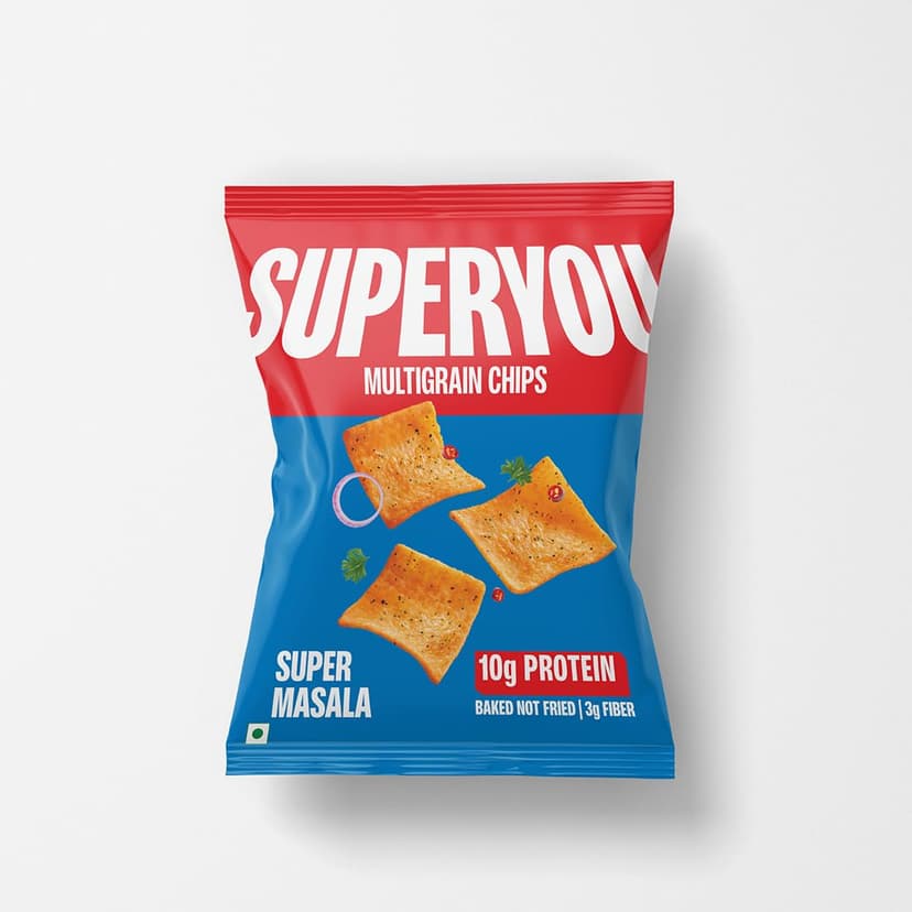 SuperYou Multigrain Protein Chips Super Masala 40g