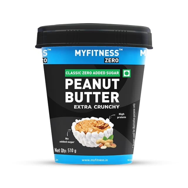 MYFITNESS Zero Peanut Butter Classic Zero Sugar Extra Crunchy 510g