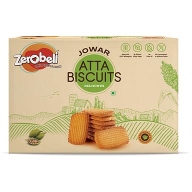 Zerobeli Premium Jowar Atta Digestive Biscuits