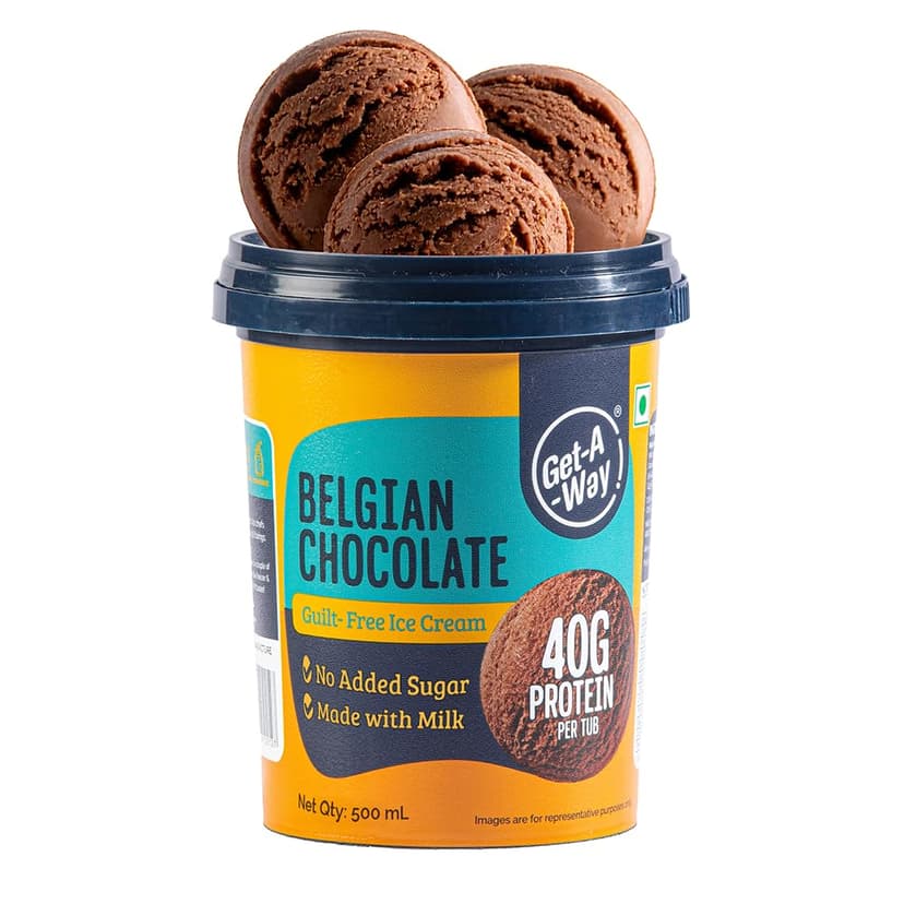 Get-A-Way Belgian Chocolate Ice Cream Tub