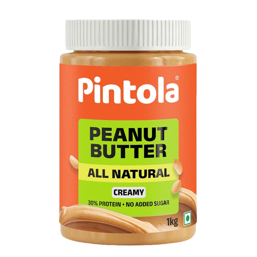 Pintola All Natural Creamy Unsweetened Peanut Butter