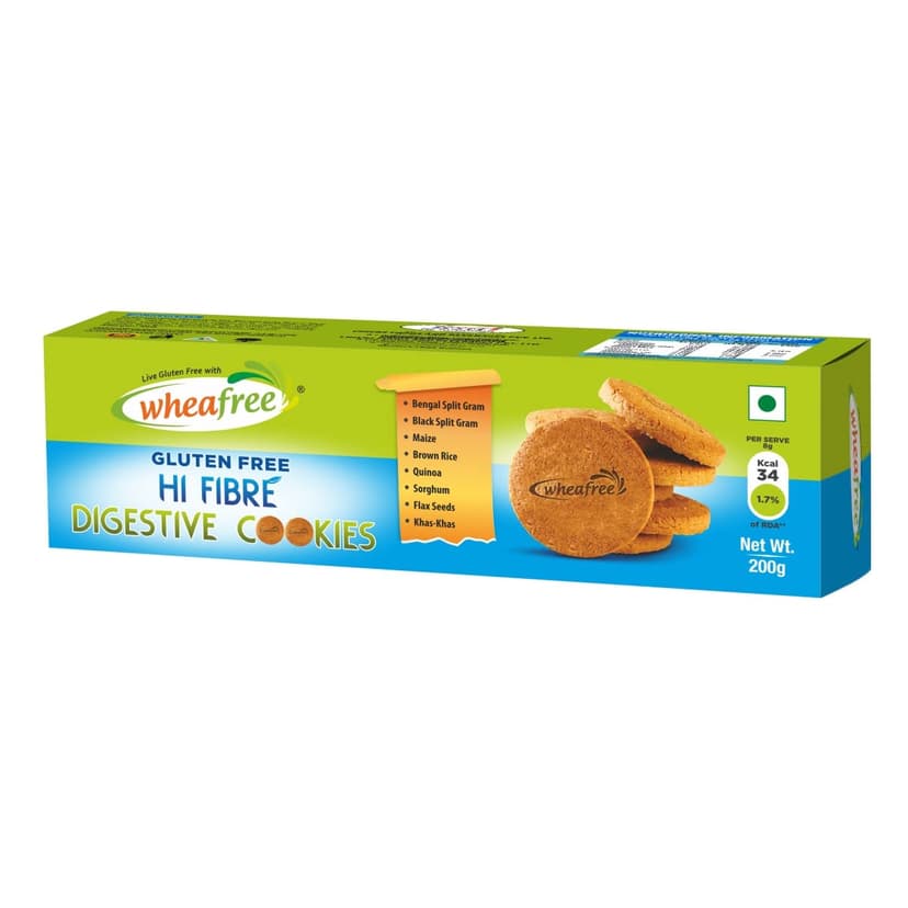 Wheafree Gluten Free Hi Fibre Digestive Cookies