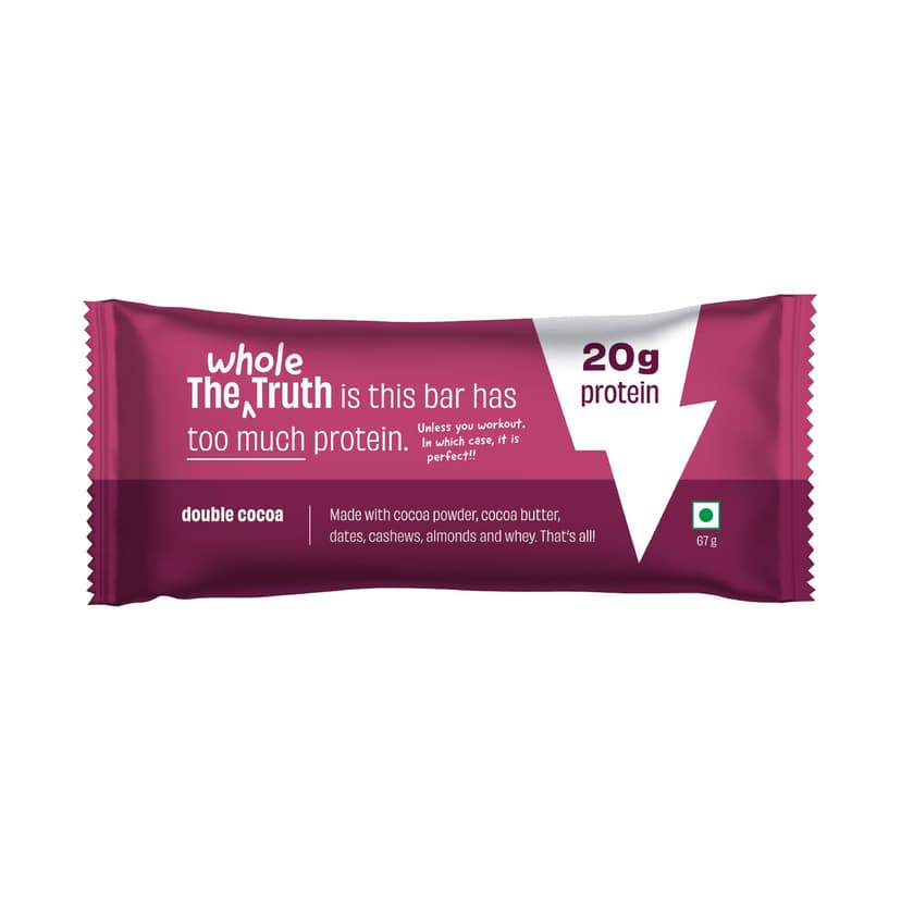 The Whole Truth Cranberry Cocoa Protein Bar (20g Protein)