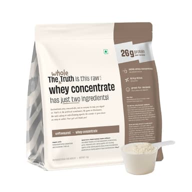 The Whole Truth Whey Protein Concentrate Unflavoured 1kg