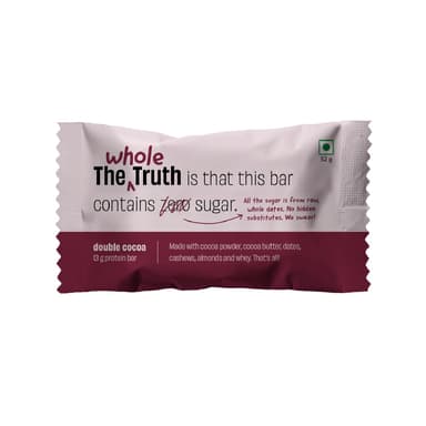 The Whole Truth Double Cocoa Protein Bar (20g Protein)