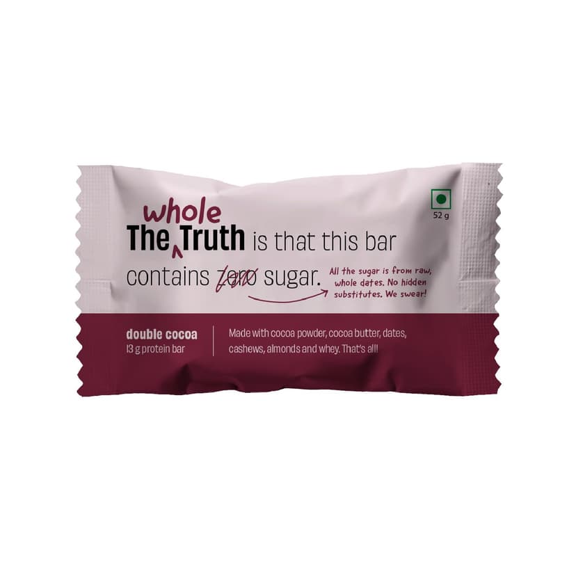The Whole Truth Double Cocoa Protein Bar (20g Protein)