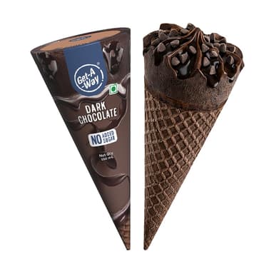 Get-A-Way Dark Chocolate Ice Cream Cone
