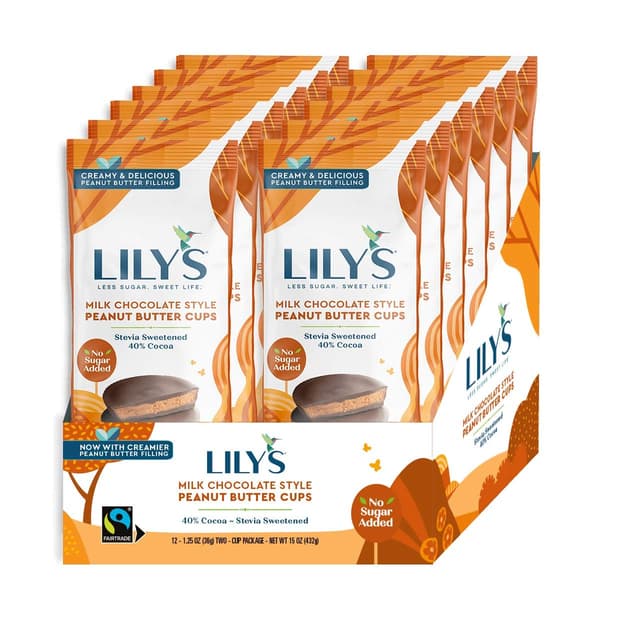 Lily's Milk Chocolate Style Peanut Butter Cups