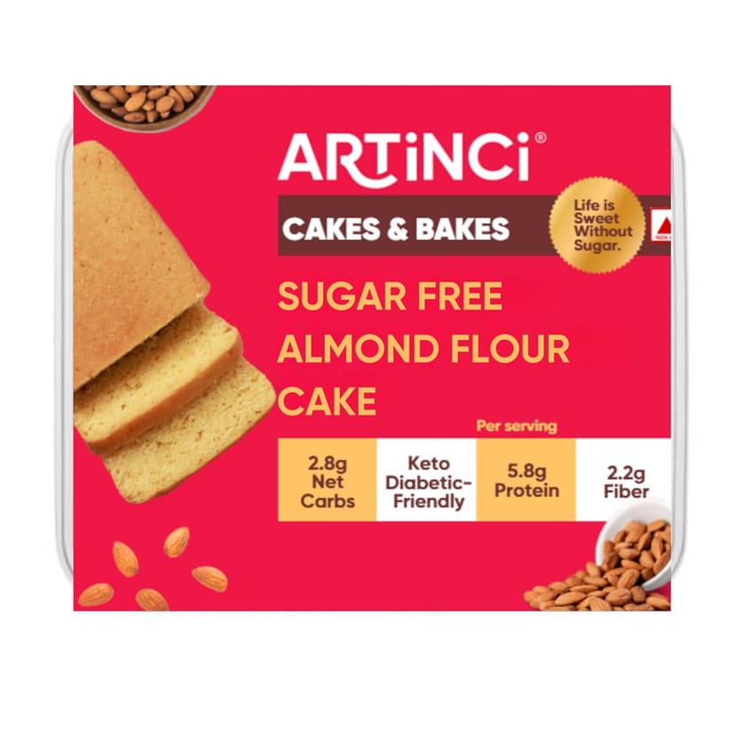 Artinci Sugar-Free Almond Flour Cake (Diabetic Friendly)