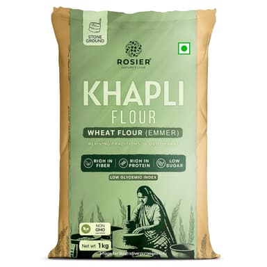Rosier Foods Khapli Atta 1kg