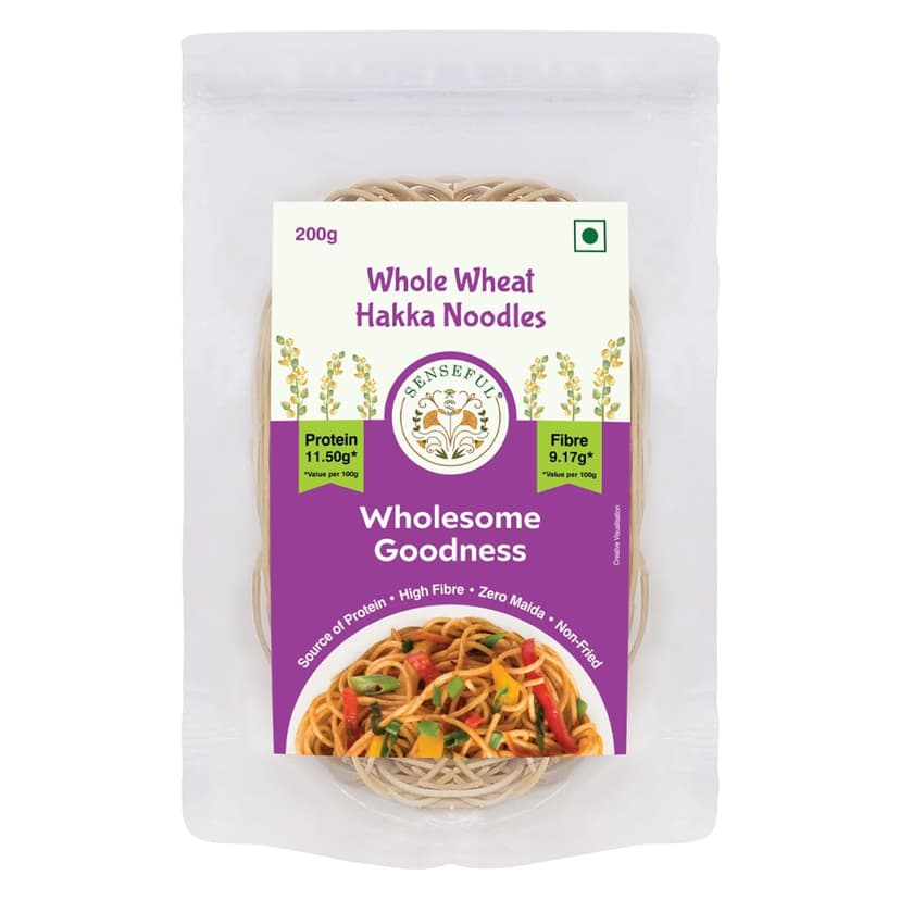 Senseful Whole Wheat Hakka Noodles 200g