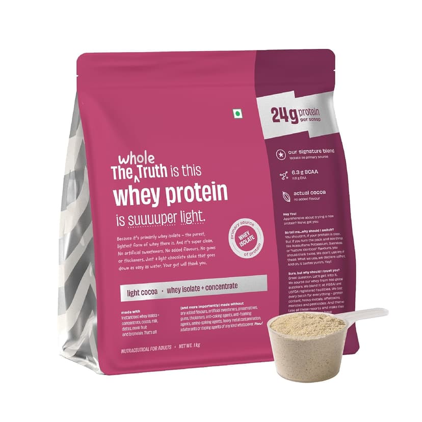 The Whole Truth Whey Protein Light Cocoa 1kg