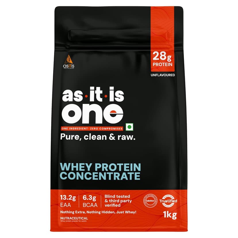 AS-IT-IS ONE Whey Protein Concentrate Unflavoured 1kg