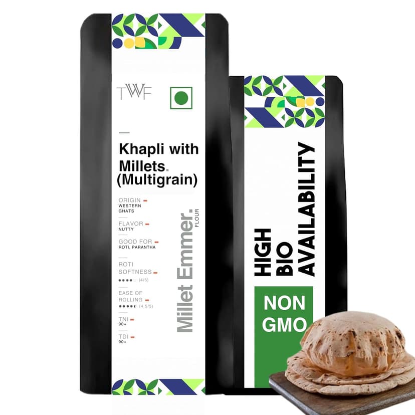 TWF Khapli Multigrain Atta 1kg