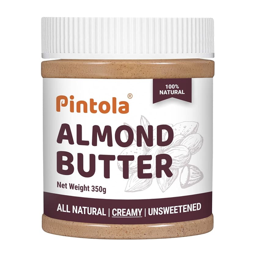 Pintola Natural Unsweetened Creamy Almond Butter