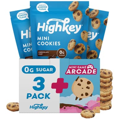 HighKey Keto Chocolate Chip Mini Cookies