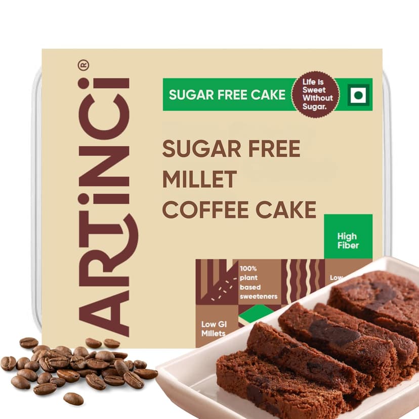 Artinci Sugar-Free Eggless Coffee Cake