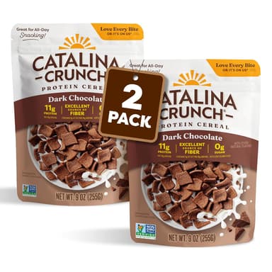 Catalina Crunch Protein Cereal Dark Chocolate (2-Pack)