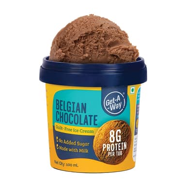 Get-A-Way Belgian Chocolate High Protein Ice Cream Cup