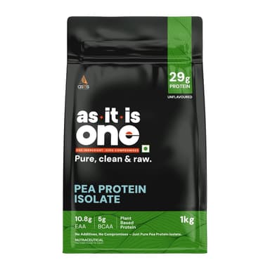 AS-IT-IS ONE Pea Protein Isolate Unflavoured 1kg