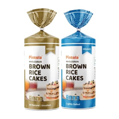 Pintola Organic Lightly Unsalted Wholegrain Rice Cakes