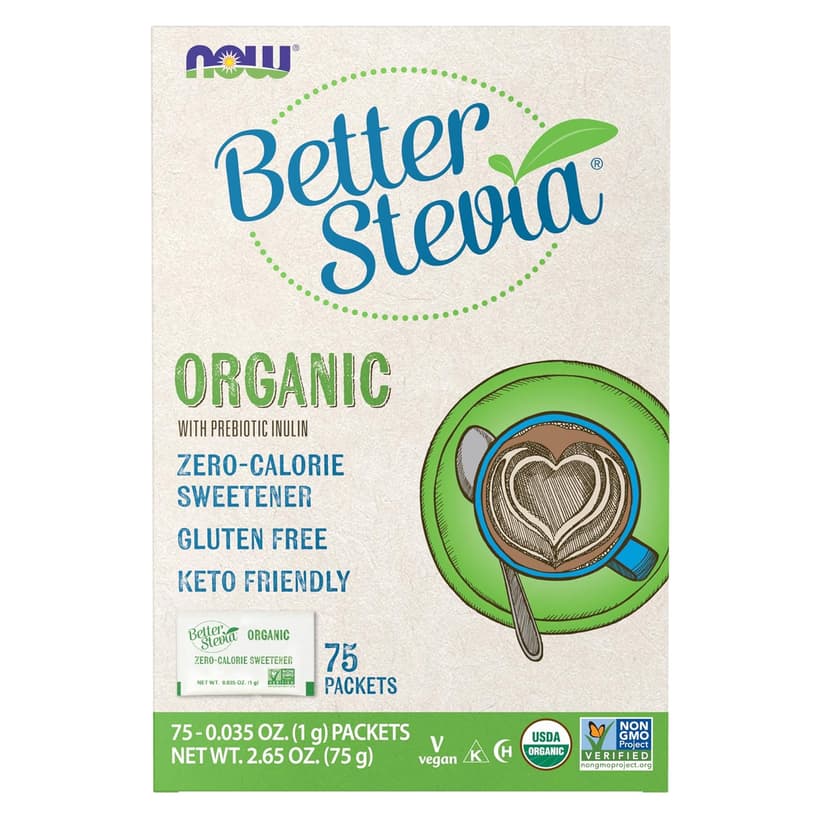 NOW Foods BetterStevia Organic Packets
