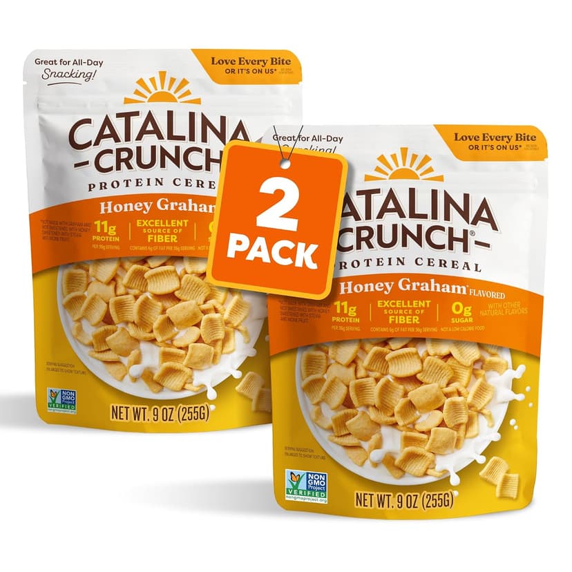 Catalina Crunch Protein Cereal Honey Graham (2-Pack)